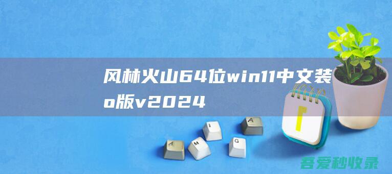 风林火山64位win11中文装机版v2024.10