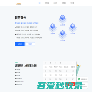 智慧查分_免费查分系统_微信学生成绩查询发布系统