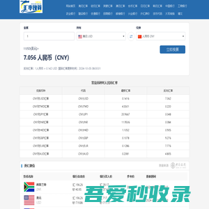 汇率换算-汇率美元换人民币-日元汇率-中国银行汇率查询_宝塔汇率网